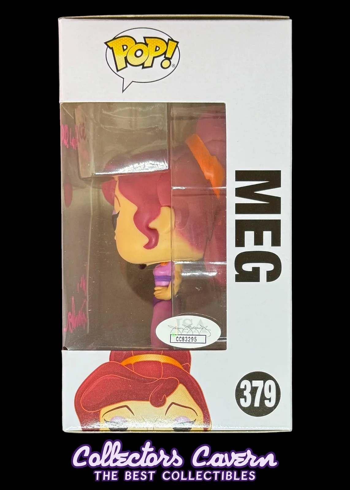 Susan Egan — Susan Egan Signed Funko POP! Disney - Hercules - Meg - JSA COA, image 3