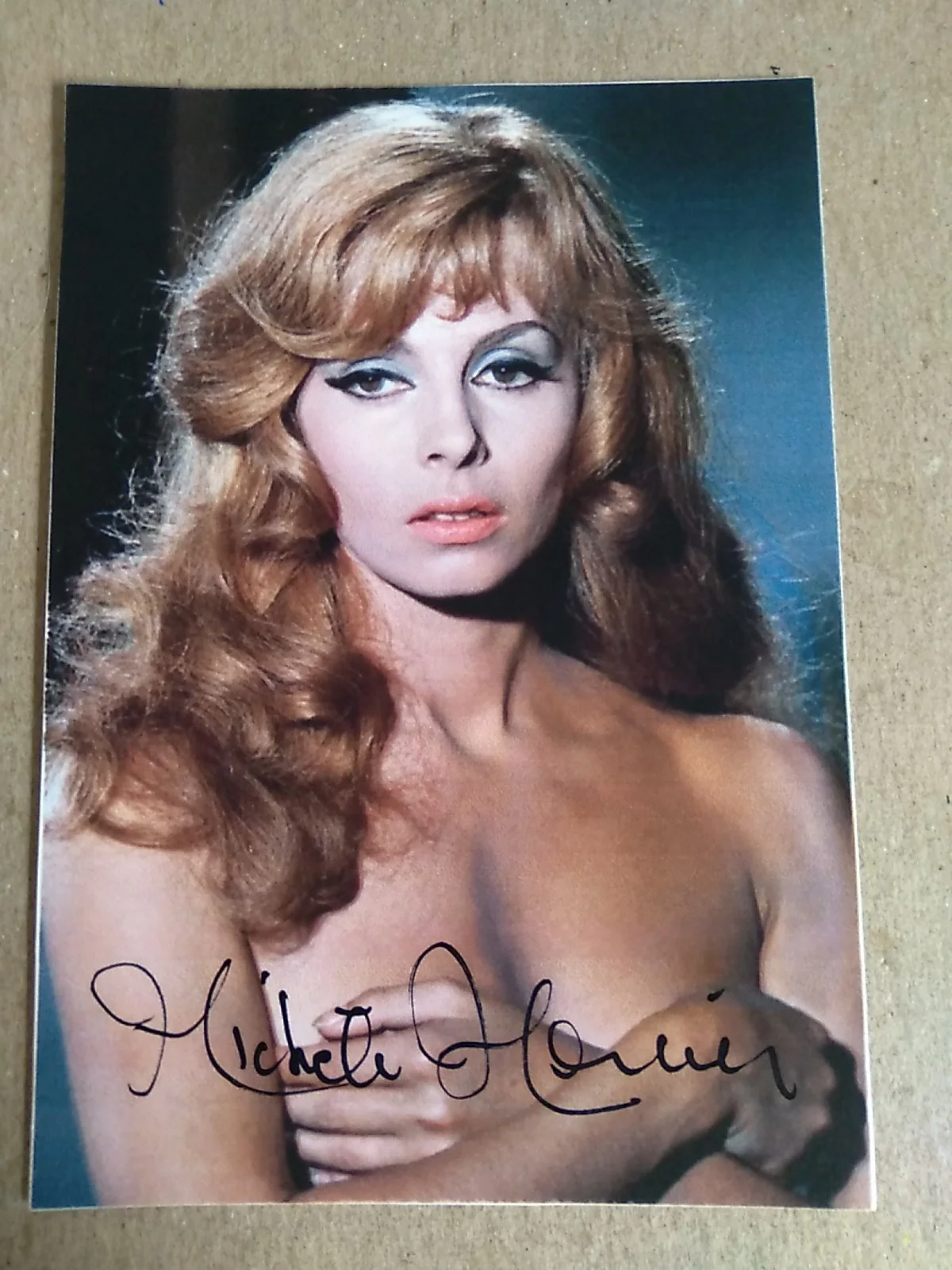 Michele Mercier French Actress Autographed( 5x3.5 Print With Toner Printer), изображение 2