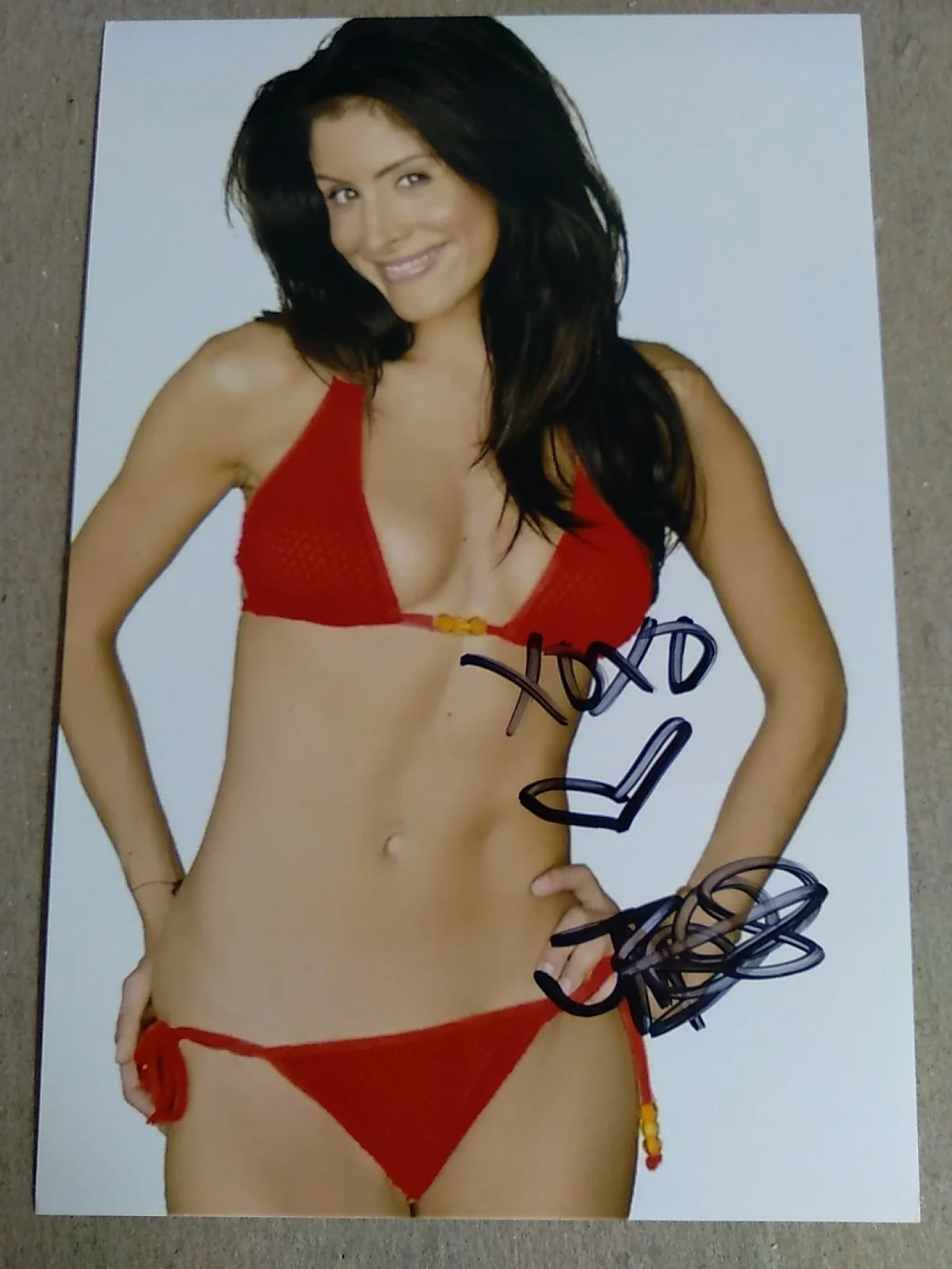 Jenna Morasca Actress Model Survivor Autographed 6x4 Photo Signed, image 2