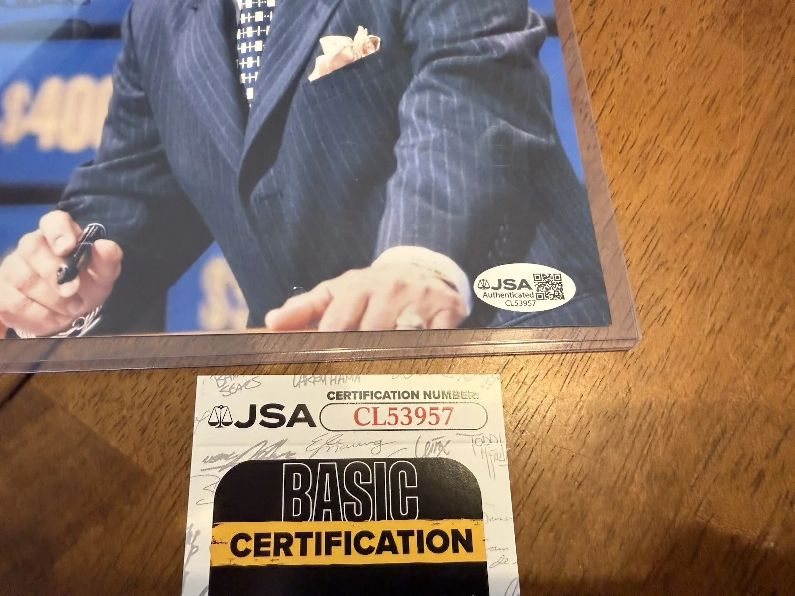 Alex Trebek — Autographed ALEX TREBEK Signed 8"x10" Photograph JEOPARDY JSA COA, изображение 2