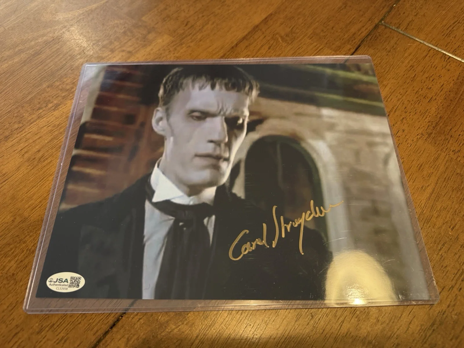 CAREL STRUYCKEN — CAREL STRUYCKEN signed THE ADDAMS FAMILY 8x10 Photo LURCH Autograph JSA COA Cert, изображение 3