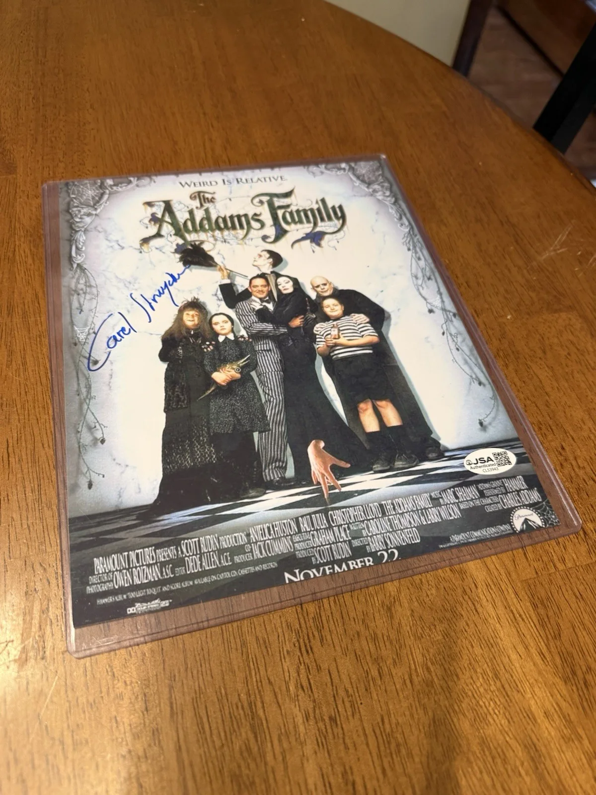 CAREL STRUYCKEN — CAREL STRUYCKEN signed THE ADDAMS FAMILY 8x10 Photo LURCH Autograph JSA COA 2, изображение 3
