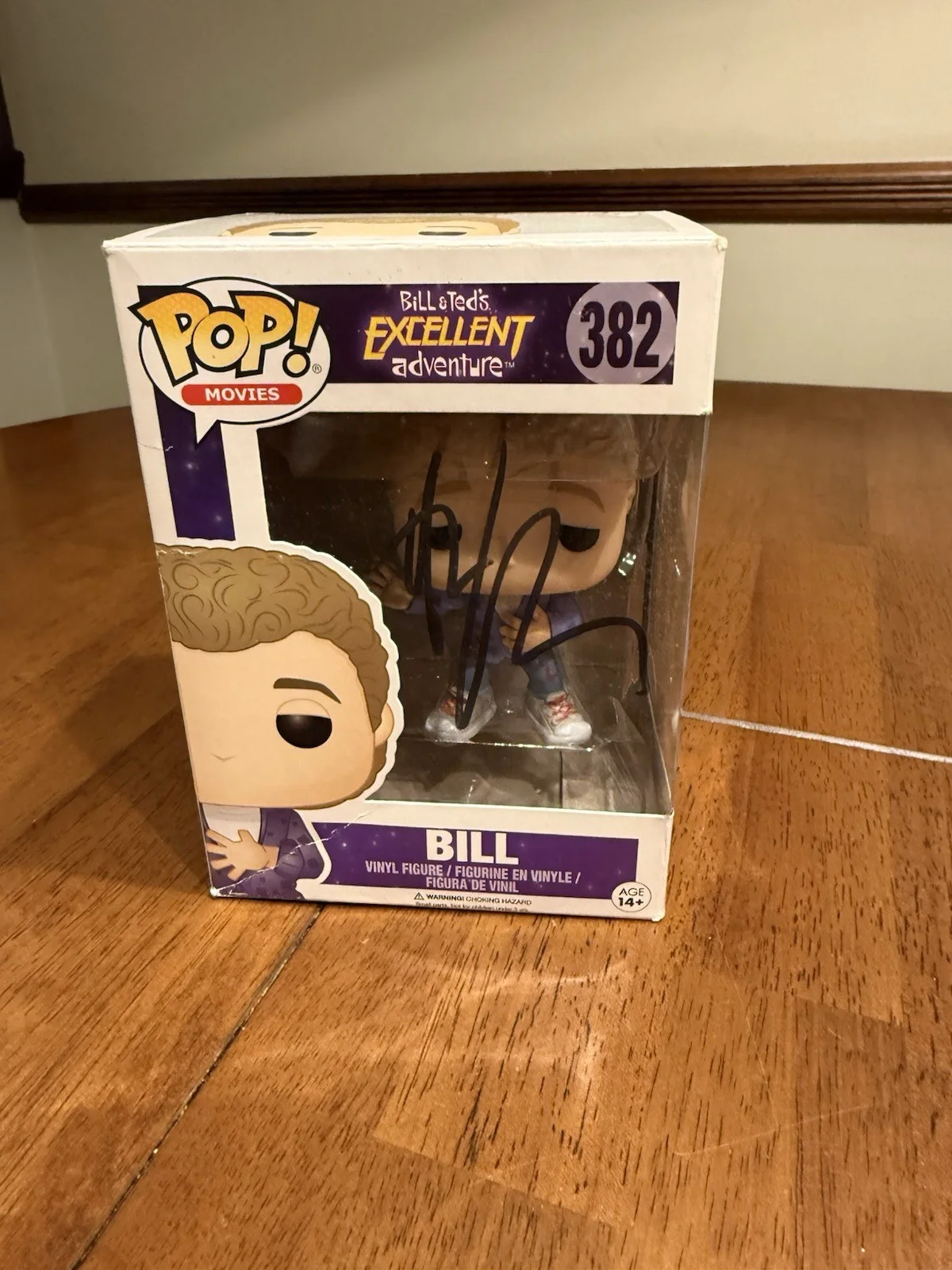 Alex Winter — Alex Winter Signed Bill & Ted’s Excellent Adventure Funko Pop JSA #382 CK28354, image 2