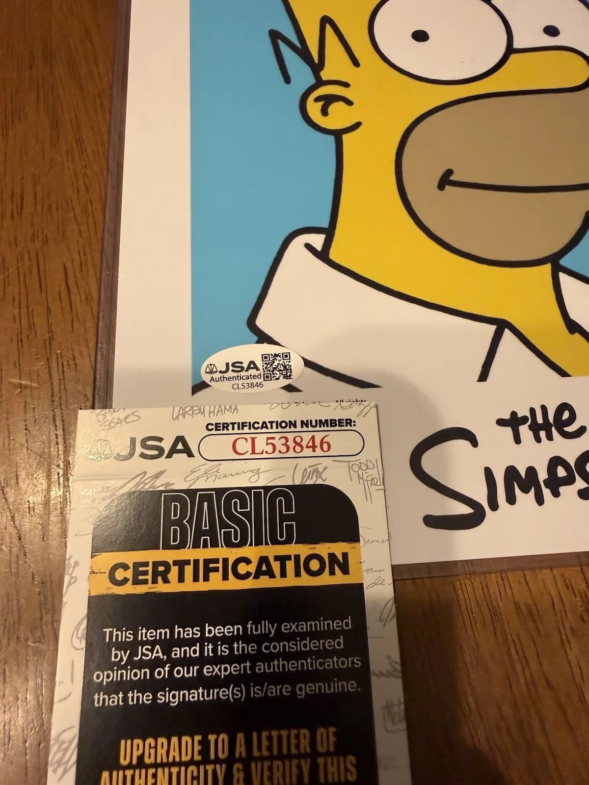 Dan Castellaneta — Dan Castellaneta Signed The Simpsons 8x10 Photo Autograph Homer JSA COA #6, изображение 2