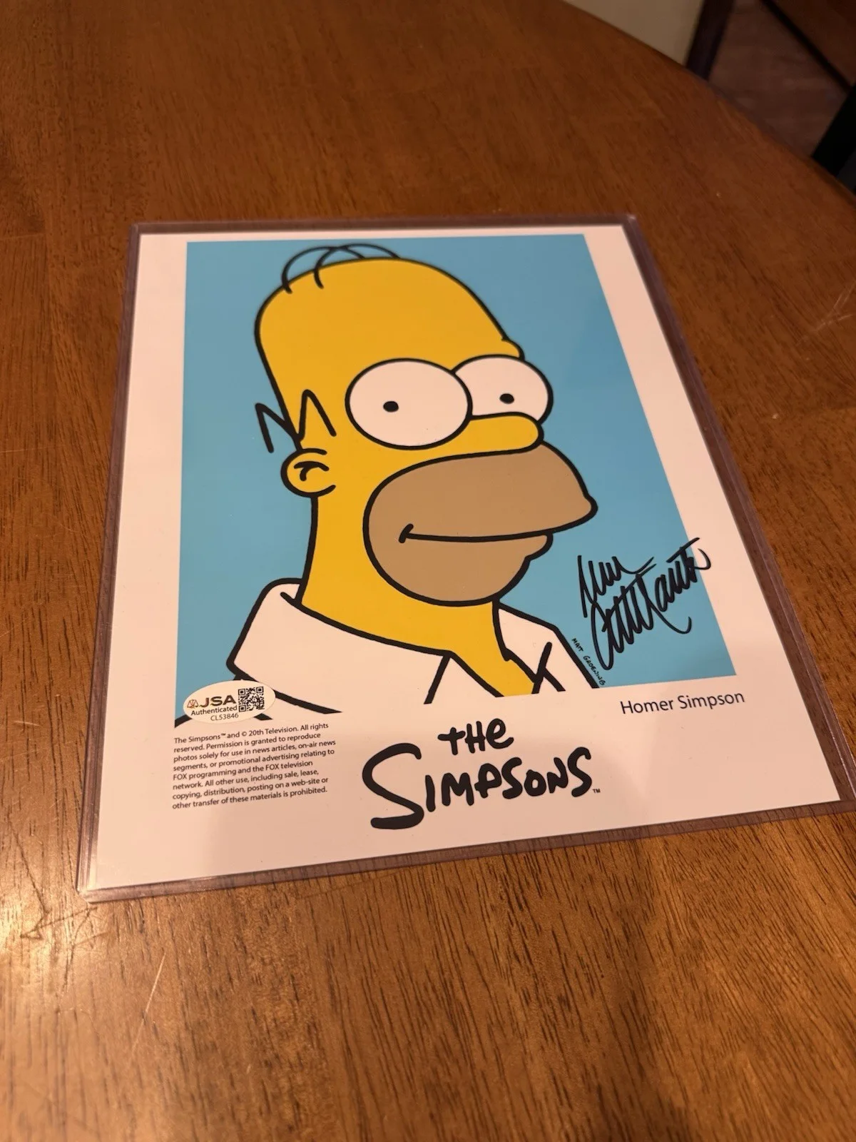 Dan Castellaneta — Dan Castellaneta Signed The Simpsons 8x10 Photo Autograph Homer JSA COA #6, изображение 3