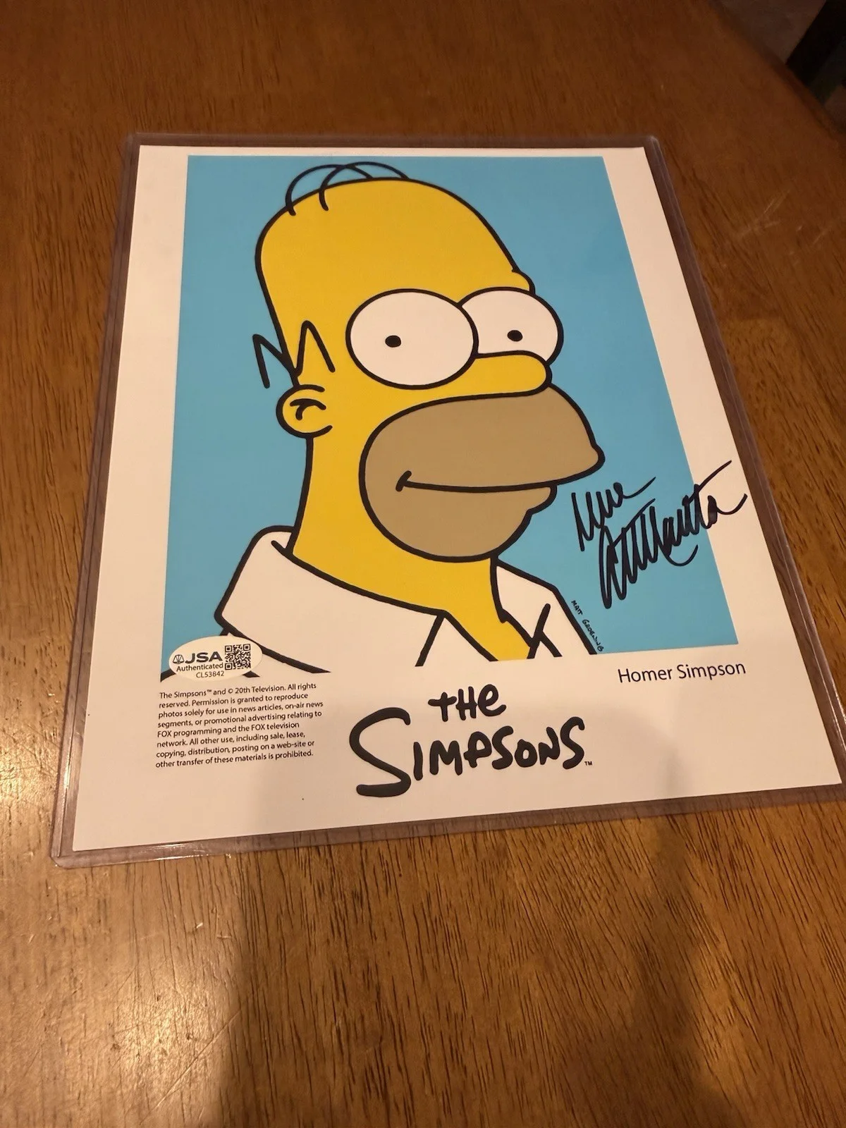 Dan Castellaneta — Dan Castellaneta Signed The Simpsons 8x10 Photo Autograph Homer JSA COA #9, image 3