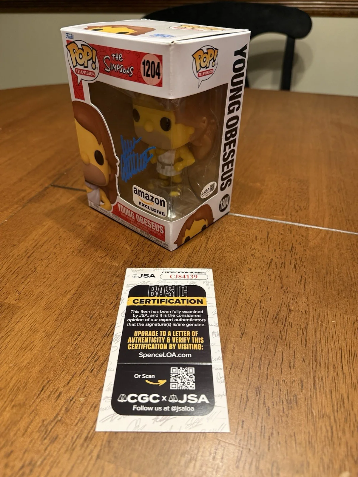 Dan Castellaneta — Dan Castellaneta Signed Young Obeseus Funko Pop JSA Homer Simpsons CJ84139