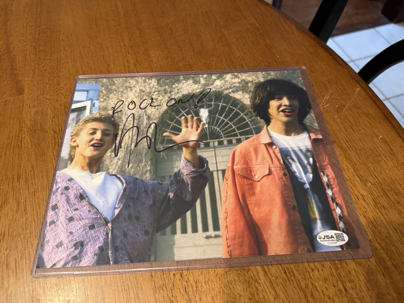 Alex Winter — ALEX WINTER SIGNED 'BILL & TED'S EXCELLENT ADVENTURE' 8x10 PHOTO JSA COA, изображение 3