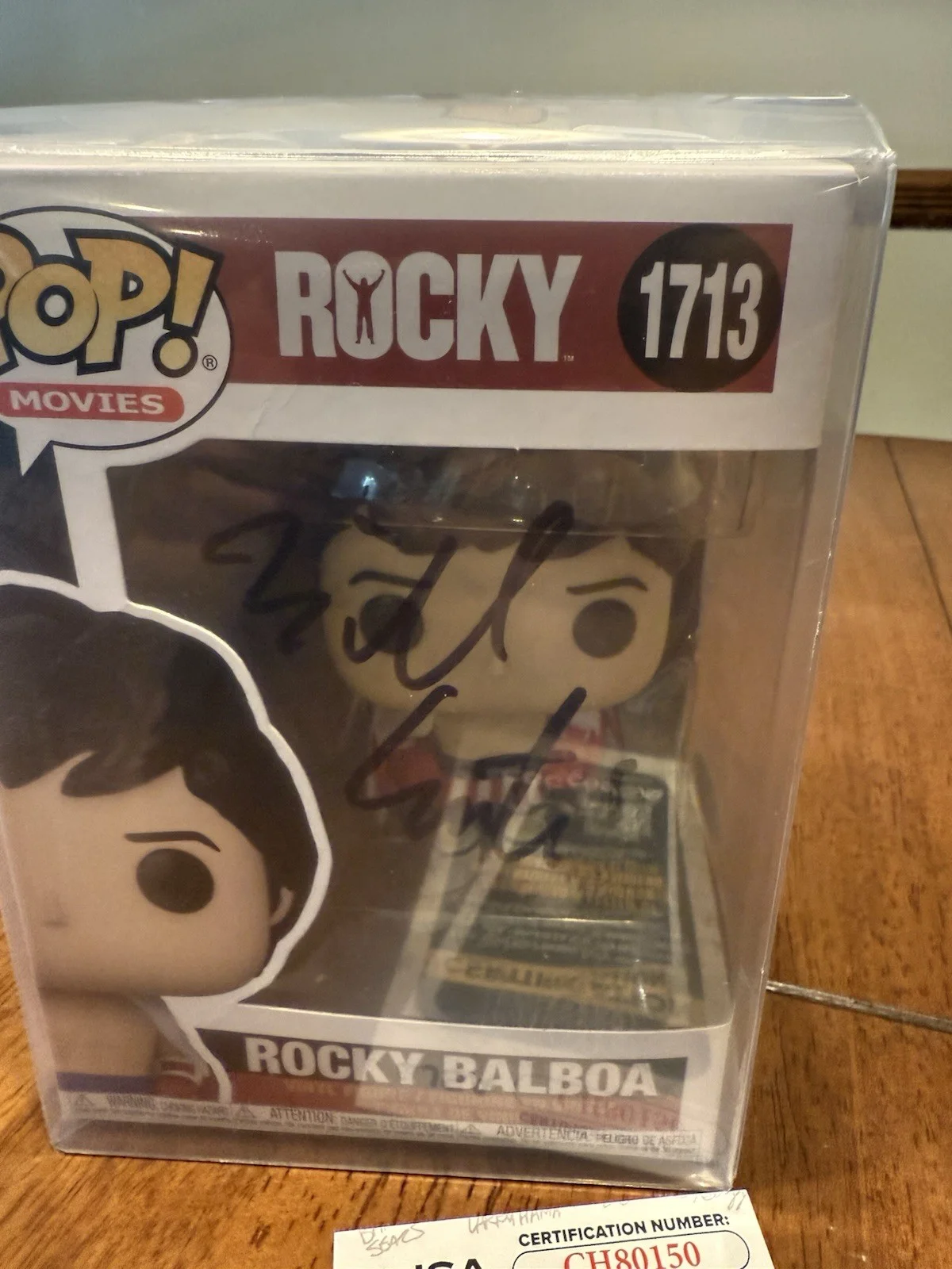 Bill Conti — Bill Conti Signed Funko Pop! 1177 Pop Autograph Rocky Balboa 45th Rare Composer, изображение 2