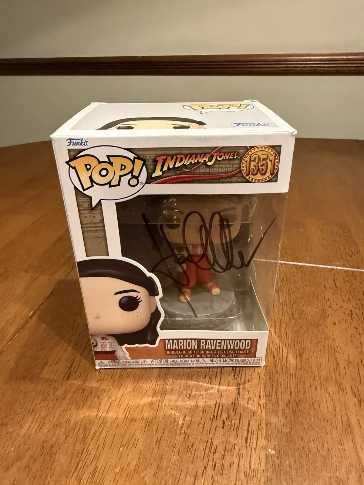 Karen Allen — KAREN ALLEN Autographed Signed Funko Pop Marion Indiana Jones 1351 JSA CK28297, изображение 2