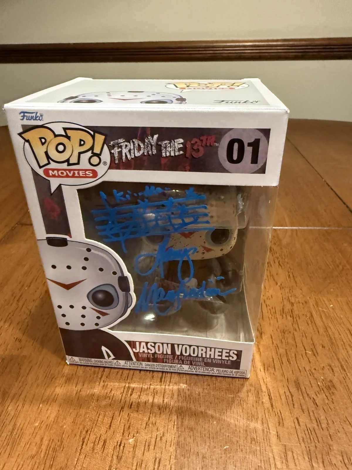 Harry Manfredini — Harry Manfredini Signed Friday the 13th Jason Voorhees Funko Pop JSA CK28293, image 2