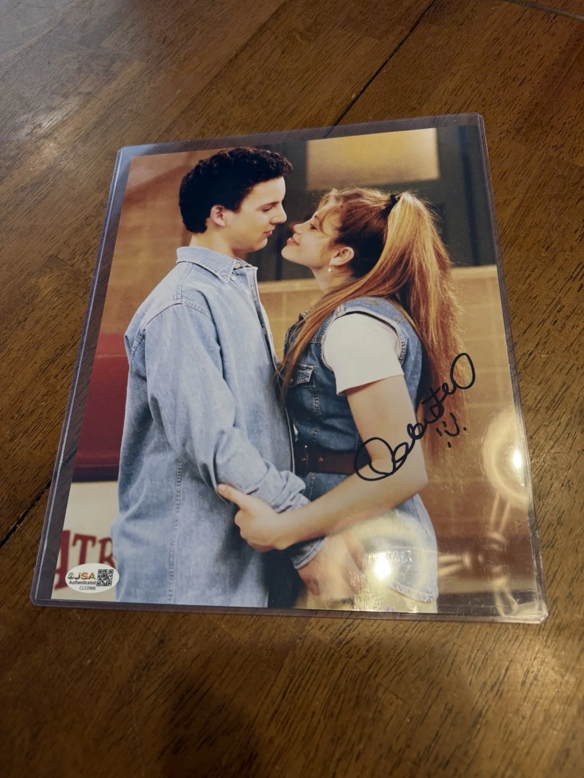 Danielle Fishel — Danielle Fishel Boy Meets World 8x10 Photo Signed JSA Certified Autographed, изображение 3