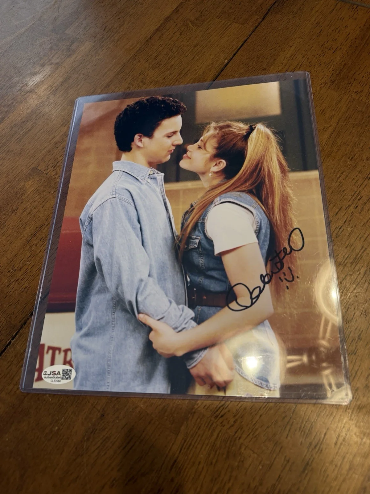 Danielle Fishel — Danielle Fishel Boy Meets World 8x10 Photo Signed JSA Certified Autographed, изображение 4