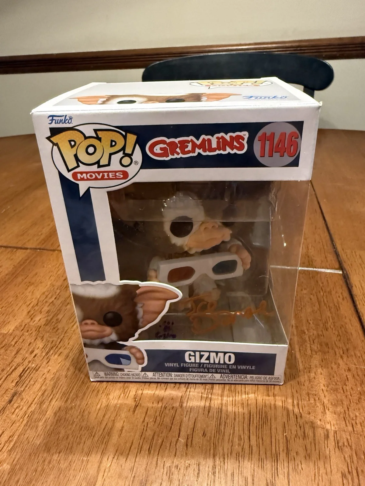 Joe Dante — Joe Dante Signed Gremlins Gizmo Funko POP! Funko 1146 Autograph JSA CL53131, image 2