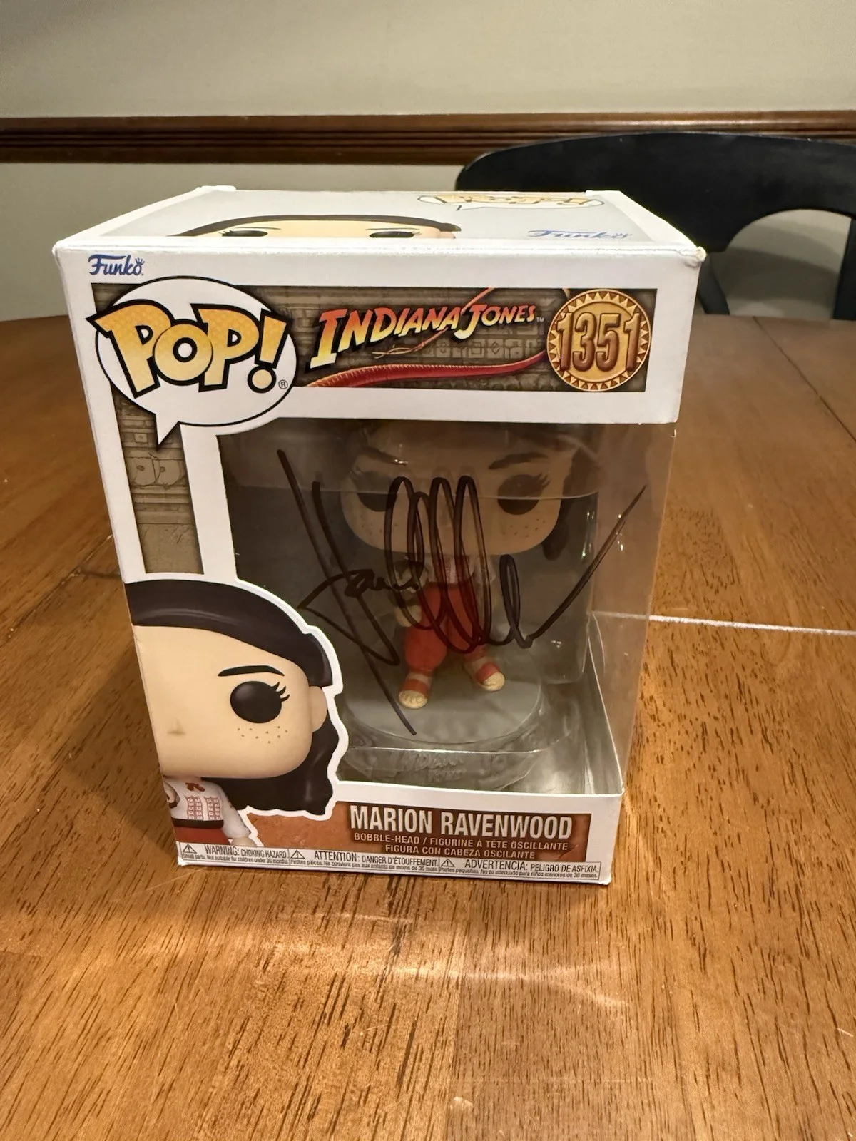 John Ratzenberger — KAREN ALLEN Autographed Signed Funko Pop Marion Indiana Jones 1351 JSA CK28026, изображение 2