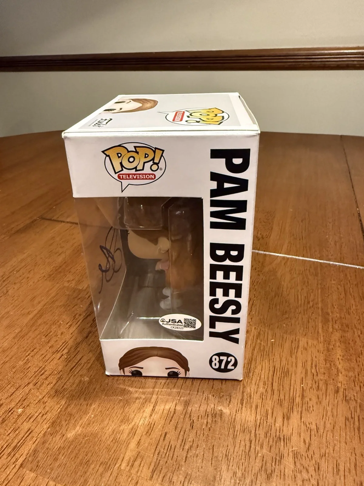 Jenna Fischer Signed Pam Beesly Funko Pop #872 JSA COA The Office CK28325, изображение 3