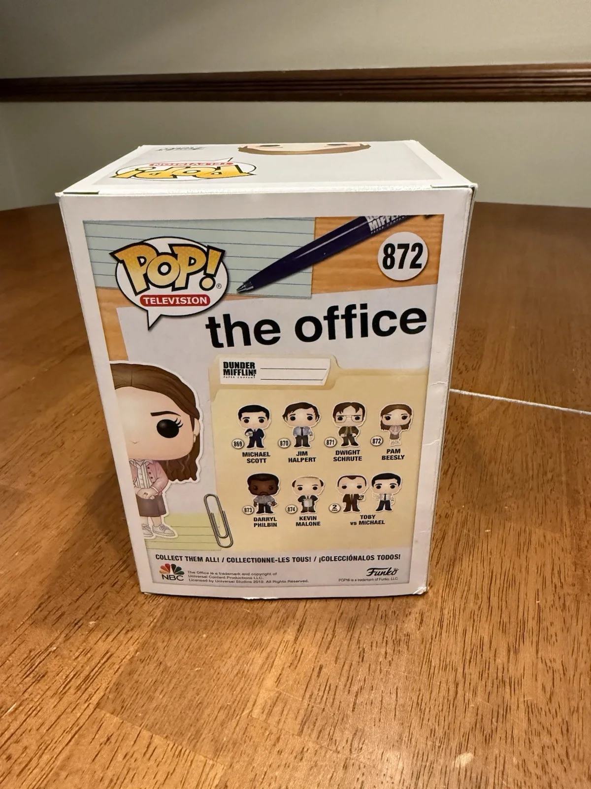 Jenna Fischer Signed Pam Beesly Funko Pop #872 JSA COA The Office CK28325, изображение 4