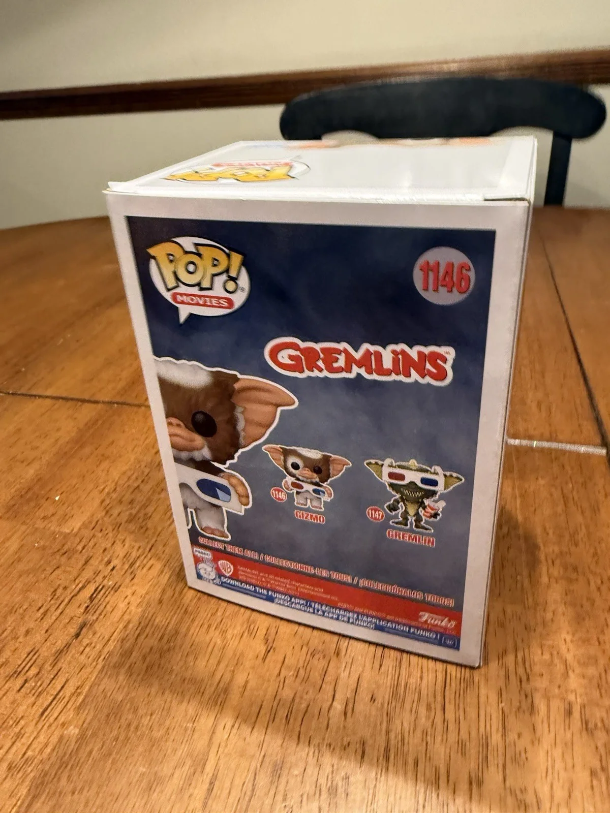 Joe Dante — Joe Dante Signed Gremlins Gizmo Funko POP! Funko 1146 Autograph JSA CL53130, image 5