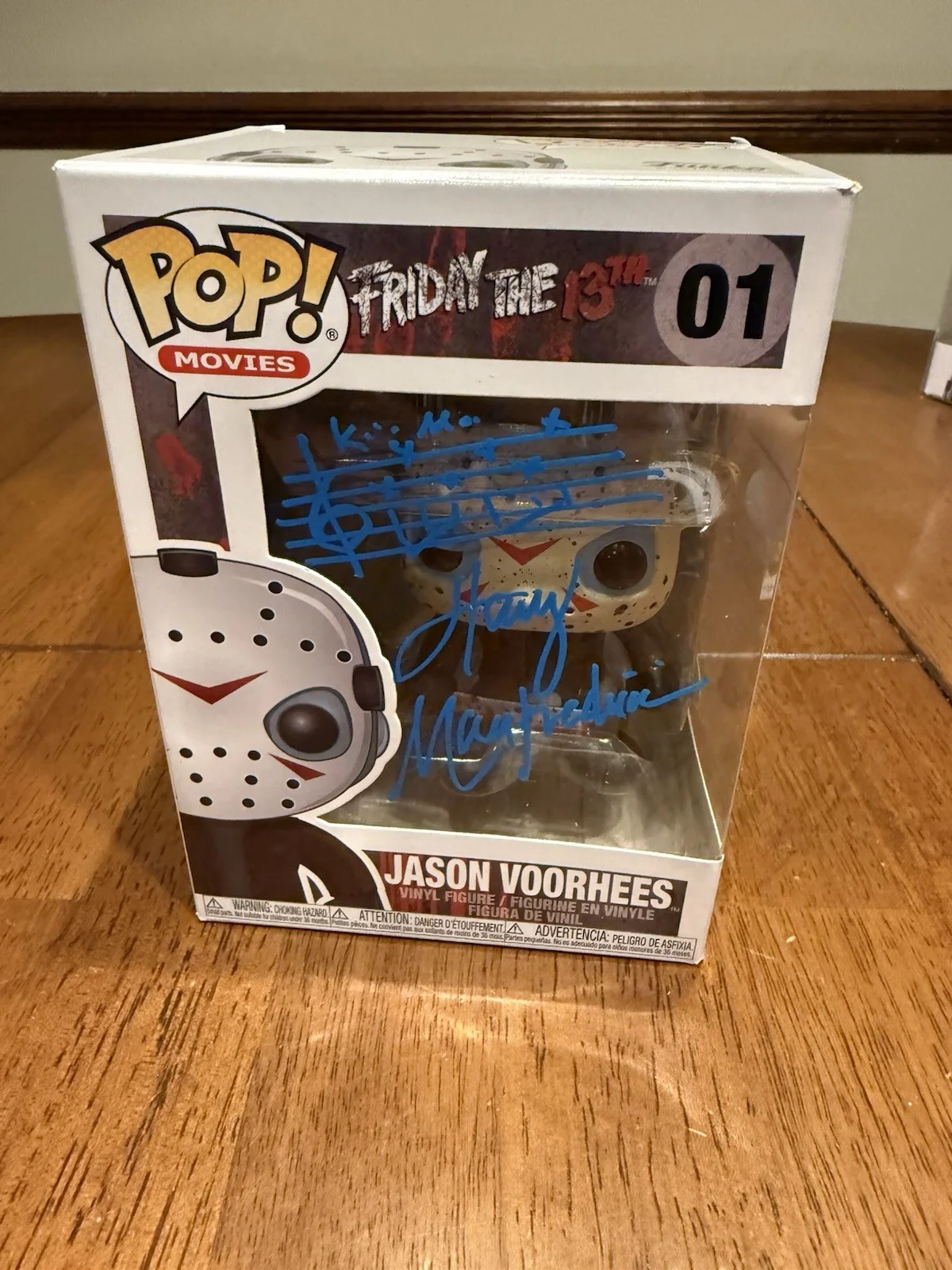 Harry Manfredini — Harry Manfredini Signed Friday the 13th Jason Voorhees Funko Pop JSA CK28296, image 2