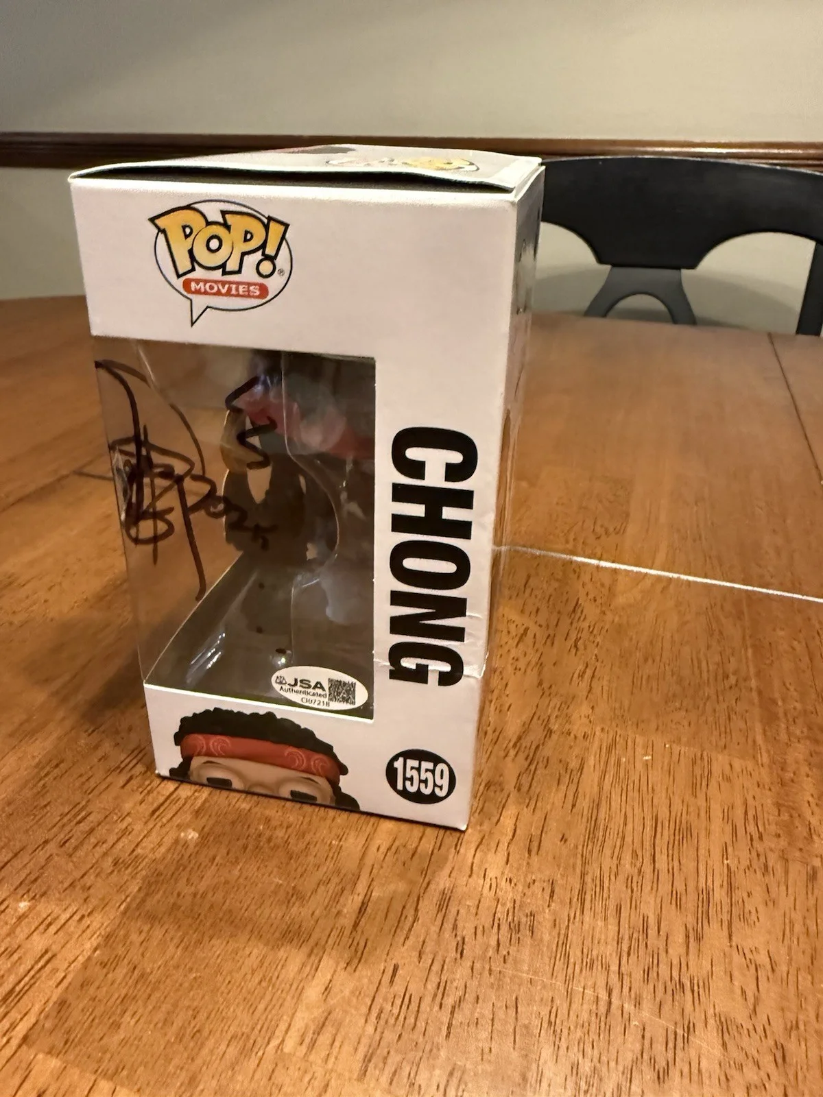 Tommy Chong — Funko POP! Movies: Up in Smoke Chong 1559 signed by Tommy Chong - COA JSA, изображение 3