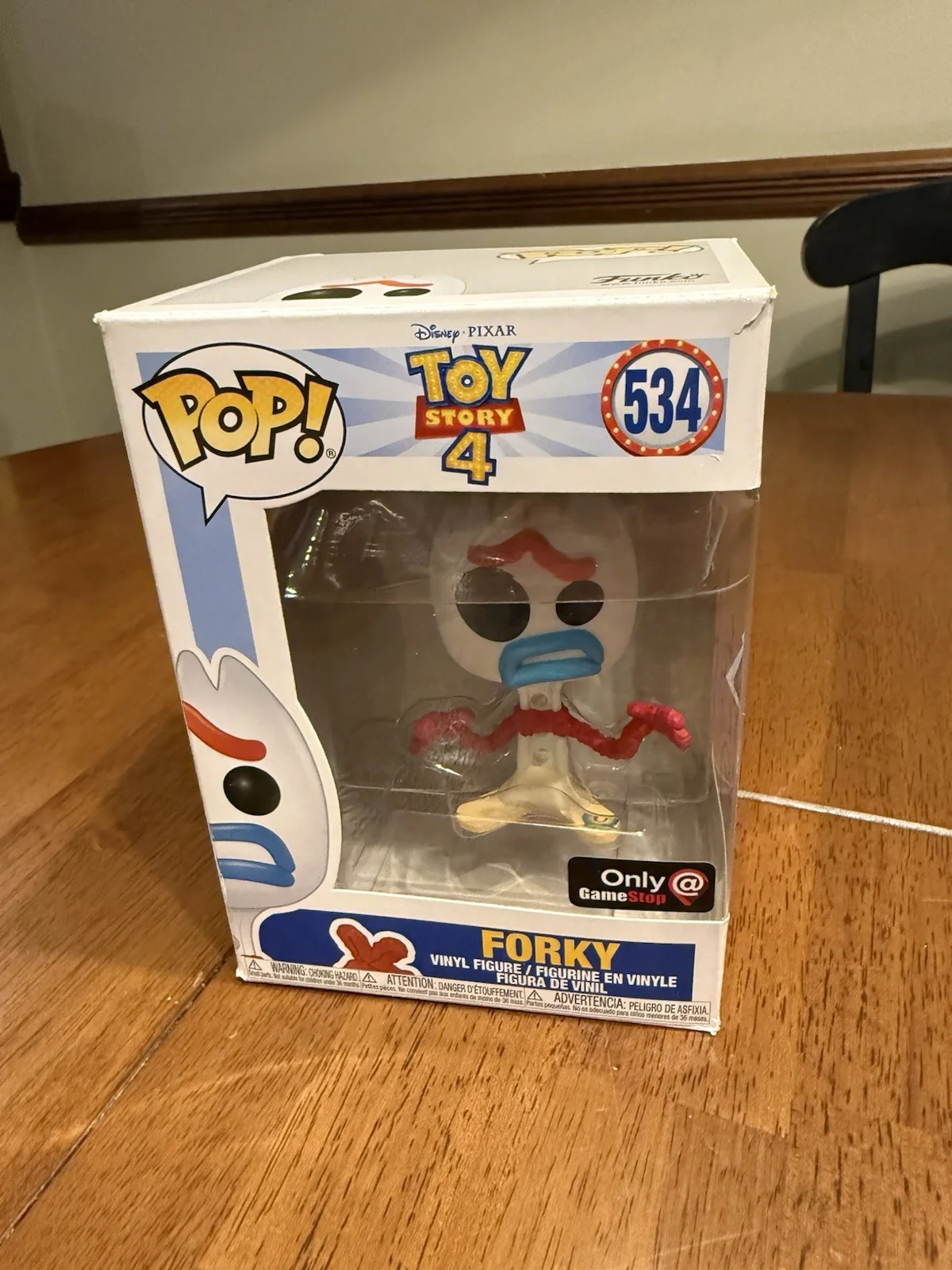 Tony Hale — Funko Pop Disney Pixar Toy Story 4 "Forky " #534 Signed by Tony Hale JSA CK28037, image 2