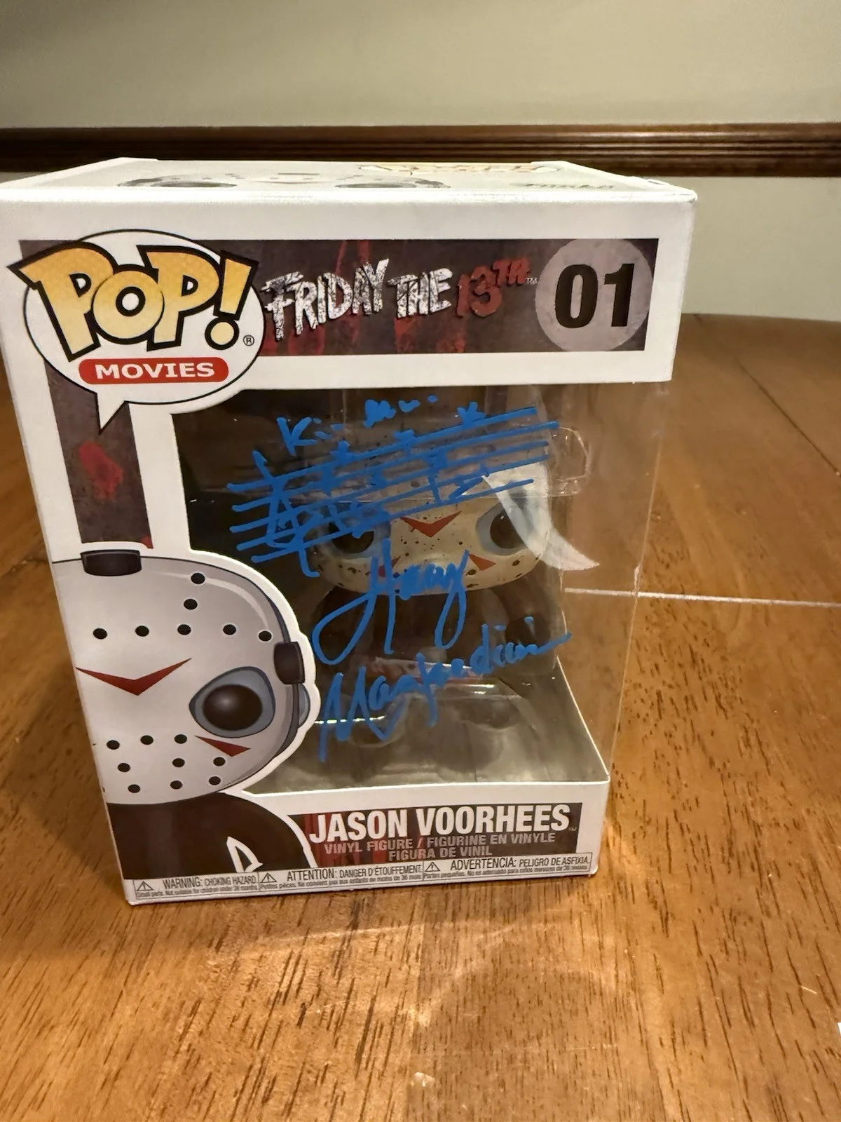 Harry Manfredini — Harry Manfredini Signed Friday the 13th Jason Voorhees Funko Pop JSA CK28294, изображение 2