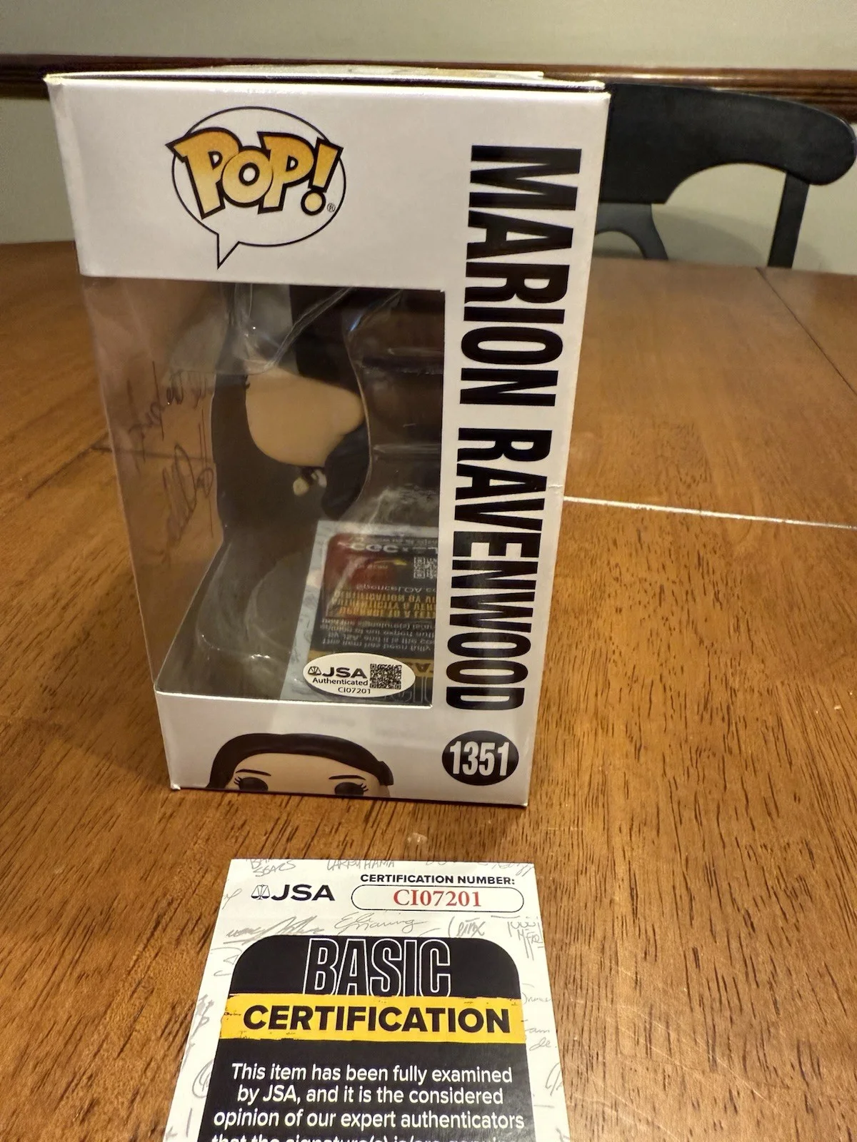 John Ratzenberger — KAREN ALLEN Autographed Signed Funko Pop Marion Ravenwood 1351 JSA Indiana Jones, изображение 3