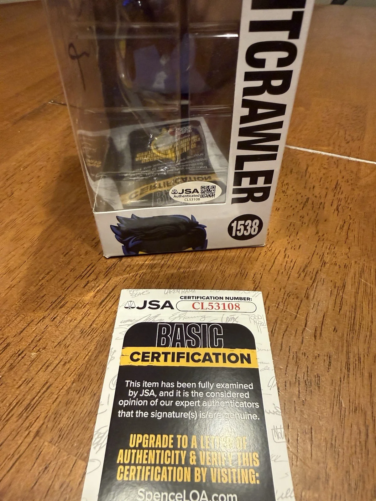 Alan Cumming — Funko Pop X-Men "Nightcrawler" #1538 Signed Alan Cumming Exclusive JSA CL53108, изображение 3