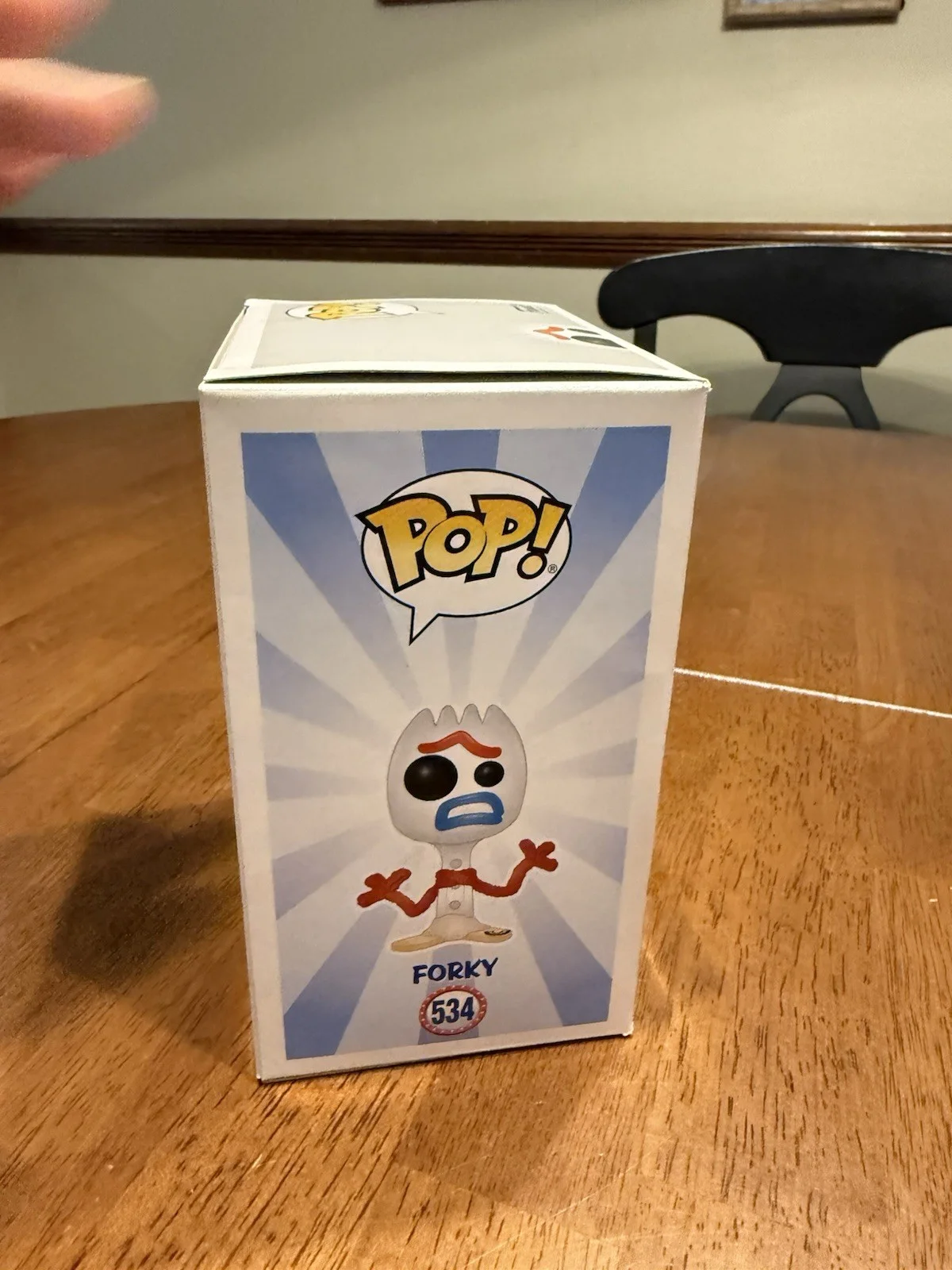 Tony Hale — Funko Pop Disney Pixar Toy Story 4 "Forky " #528 Signed by Tony Hale JSA, изображение 5