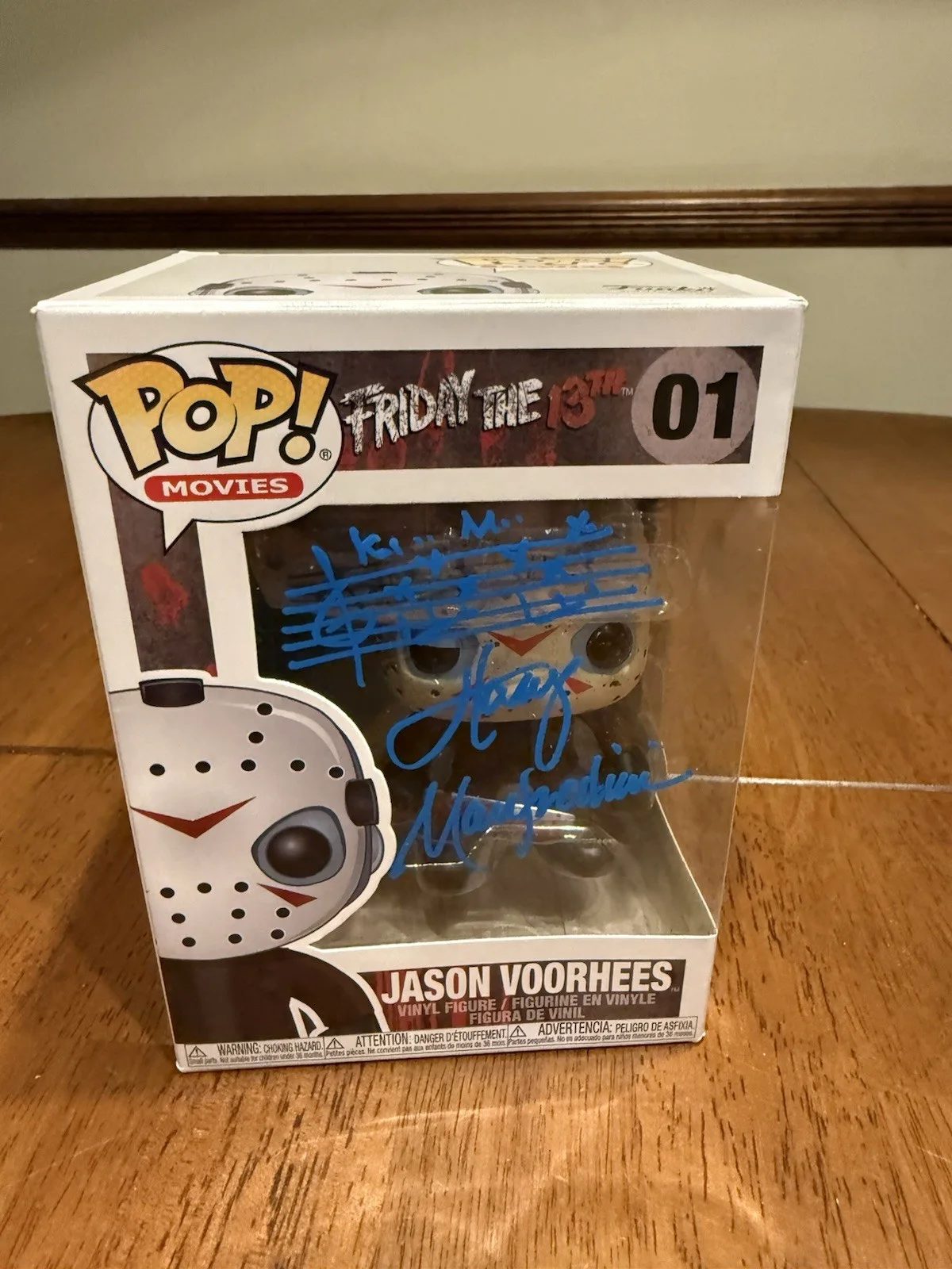 Harry Manfredini — Harry Manfredini Signed Friday the 13th Jason Voorhees Funko Pop JSA CK28291, image 2