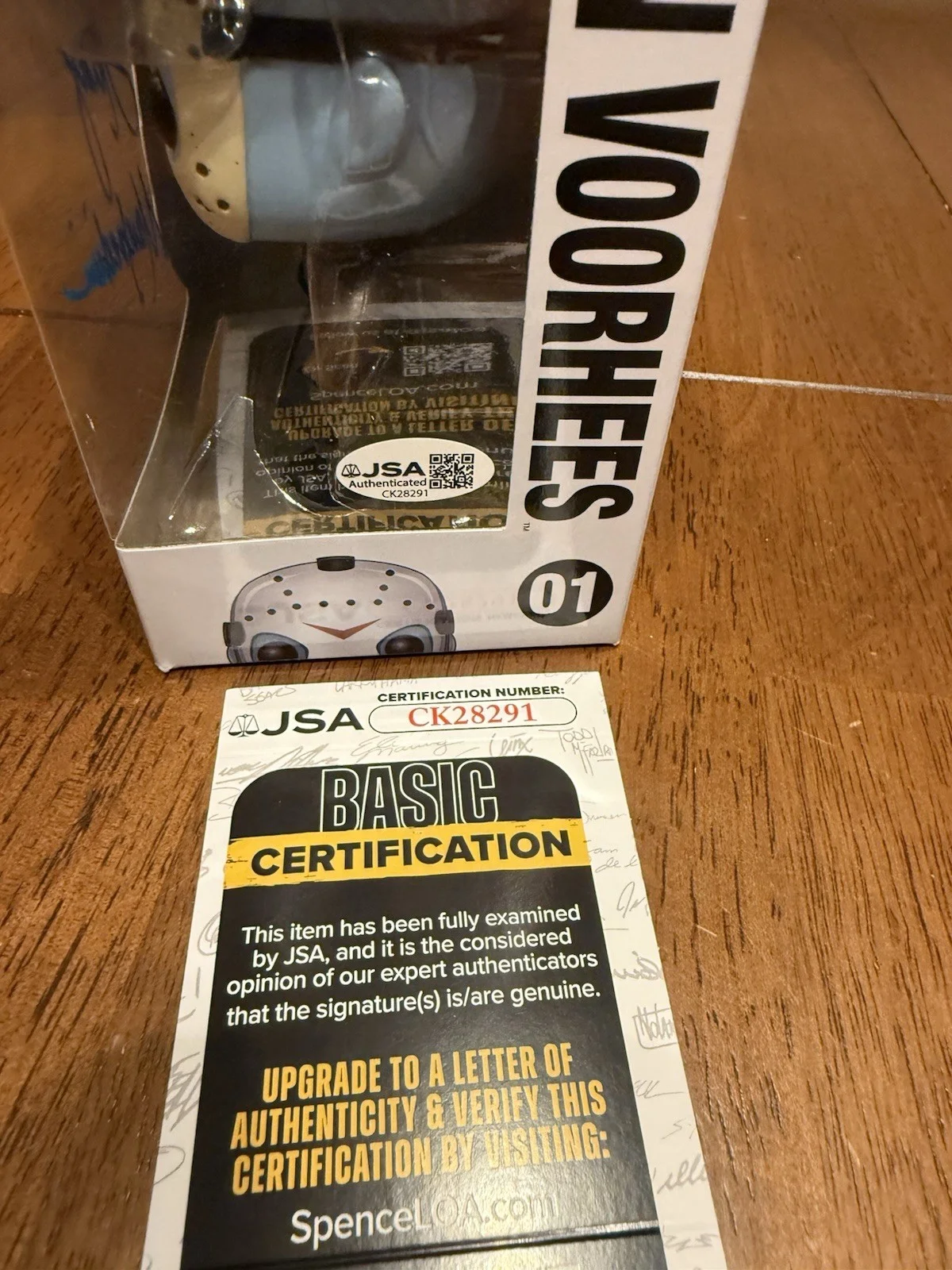 Harry Manfredini — Harry Manfredini Signed Friday the 13th Jason Voorhees Funko Pop JSA CK28291, image 3