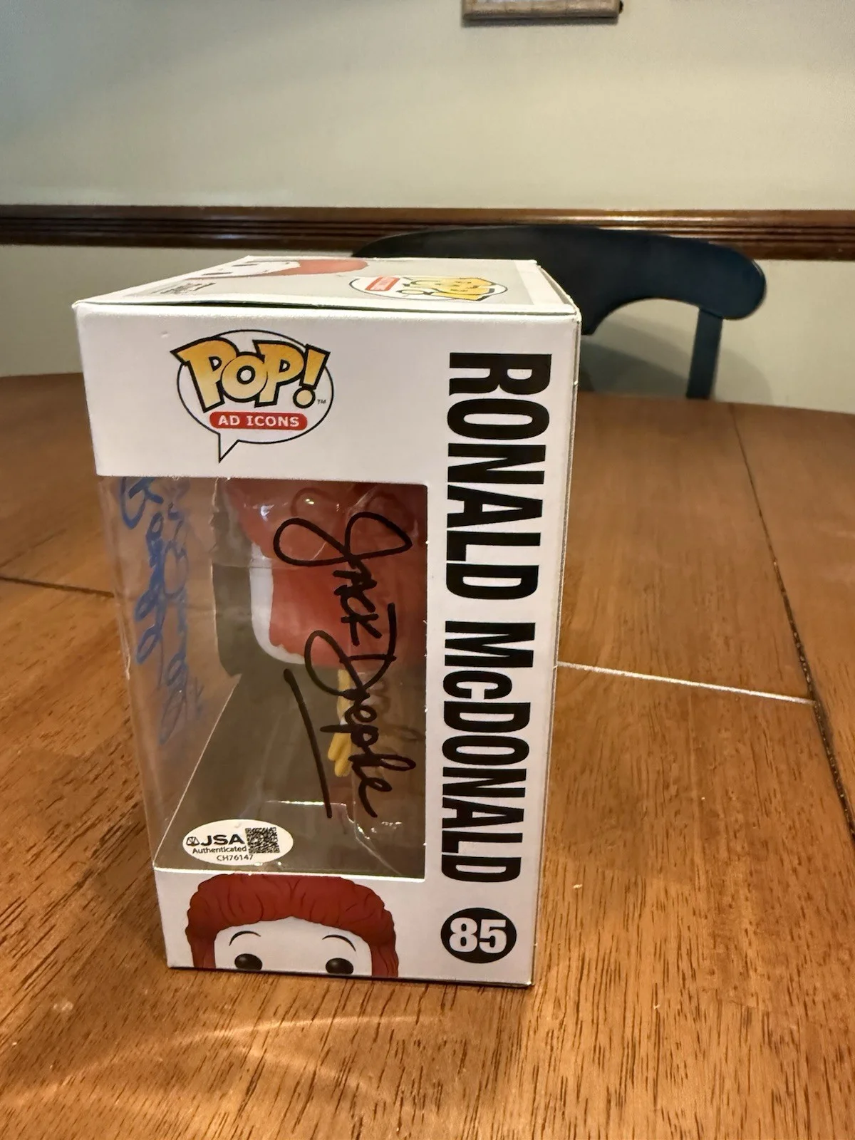 JACK DOEPKE signed (RONALD MCDONALD) McDonalds Funko Pop #85 JSA, image 5