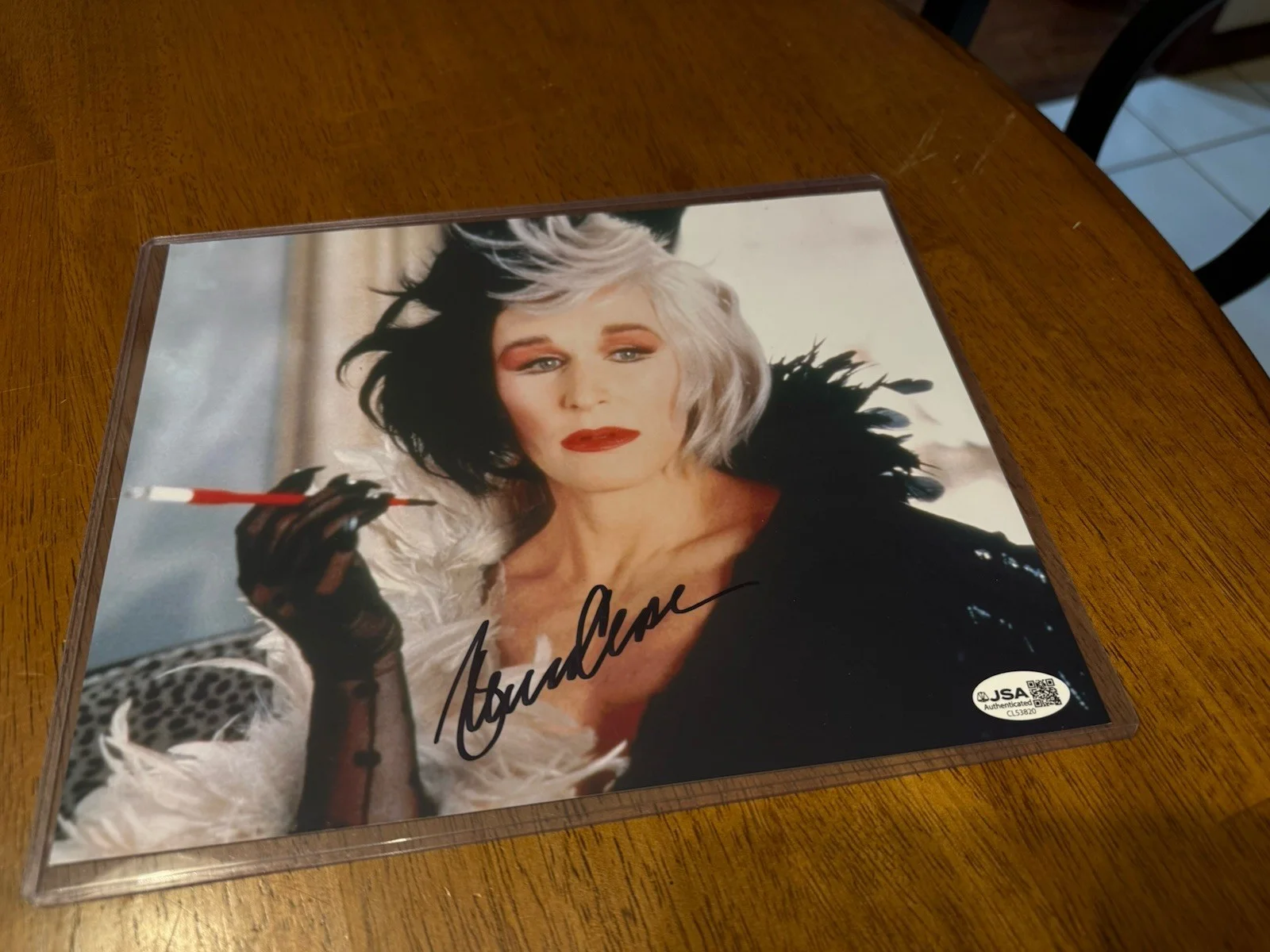 Glenn Close JSA Signed Autograph 8 x 10 photo 101 Dalmatians Cruella, изображение 3