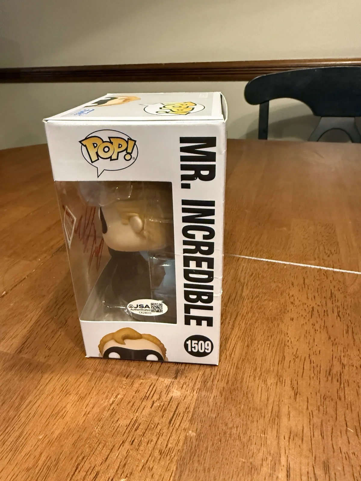 Craig T. Nelson — Craig T Nelson Signed Disney Pixar 1509 Mr. Incredible Funko POP! JSA CK28033, изображение 4