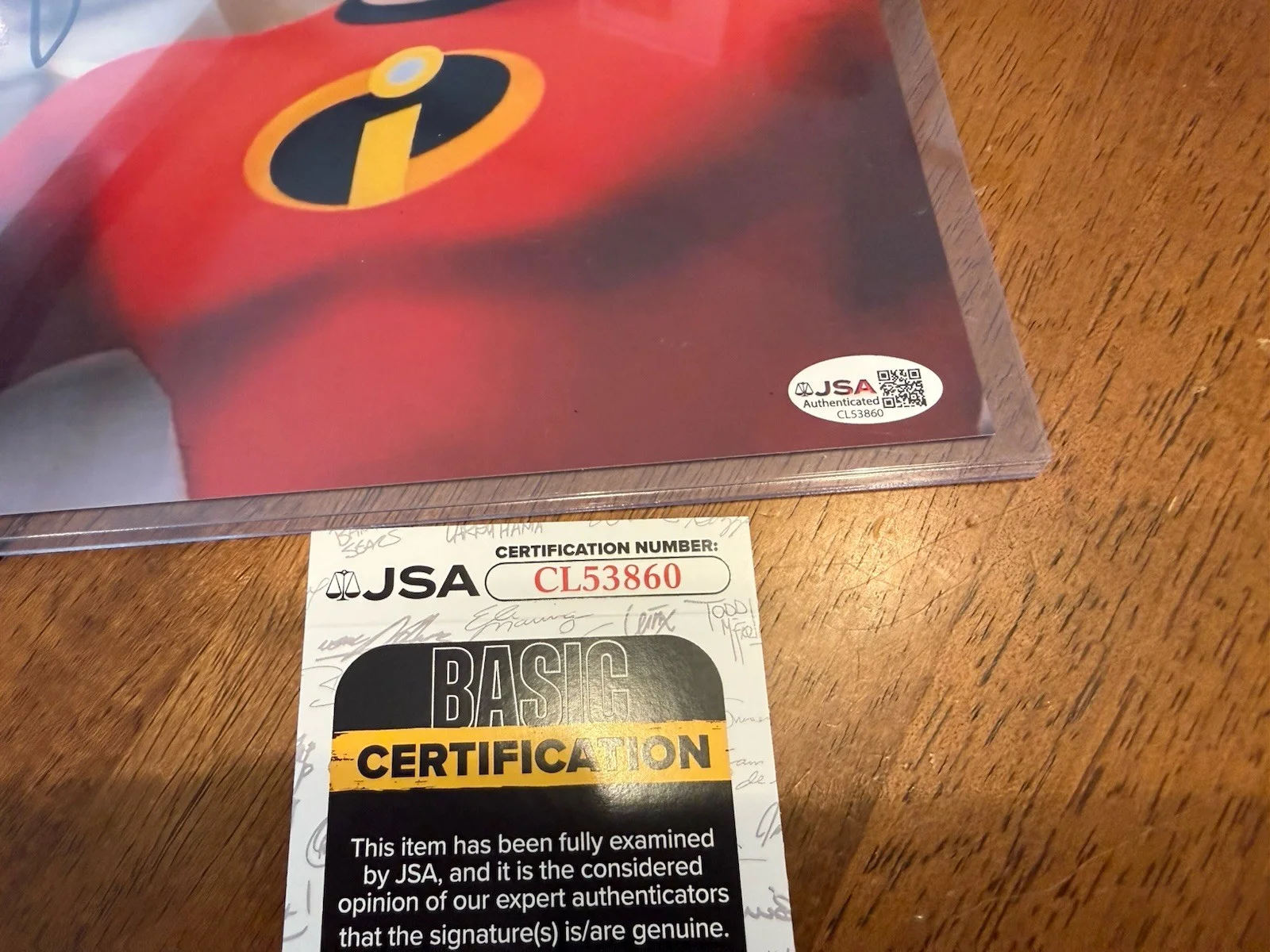 Craig T Nelson — Craig T. Nelson Signed Mr. Incredible 8x10 Photo The Incredibles JSA COA 2, image 2