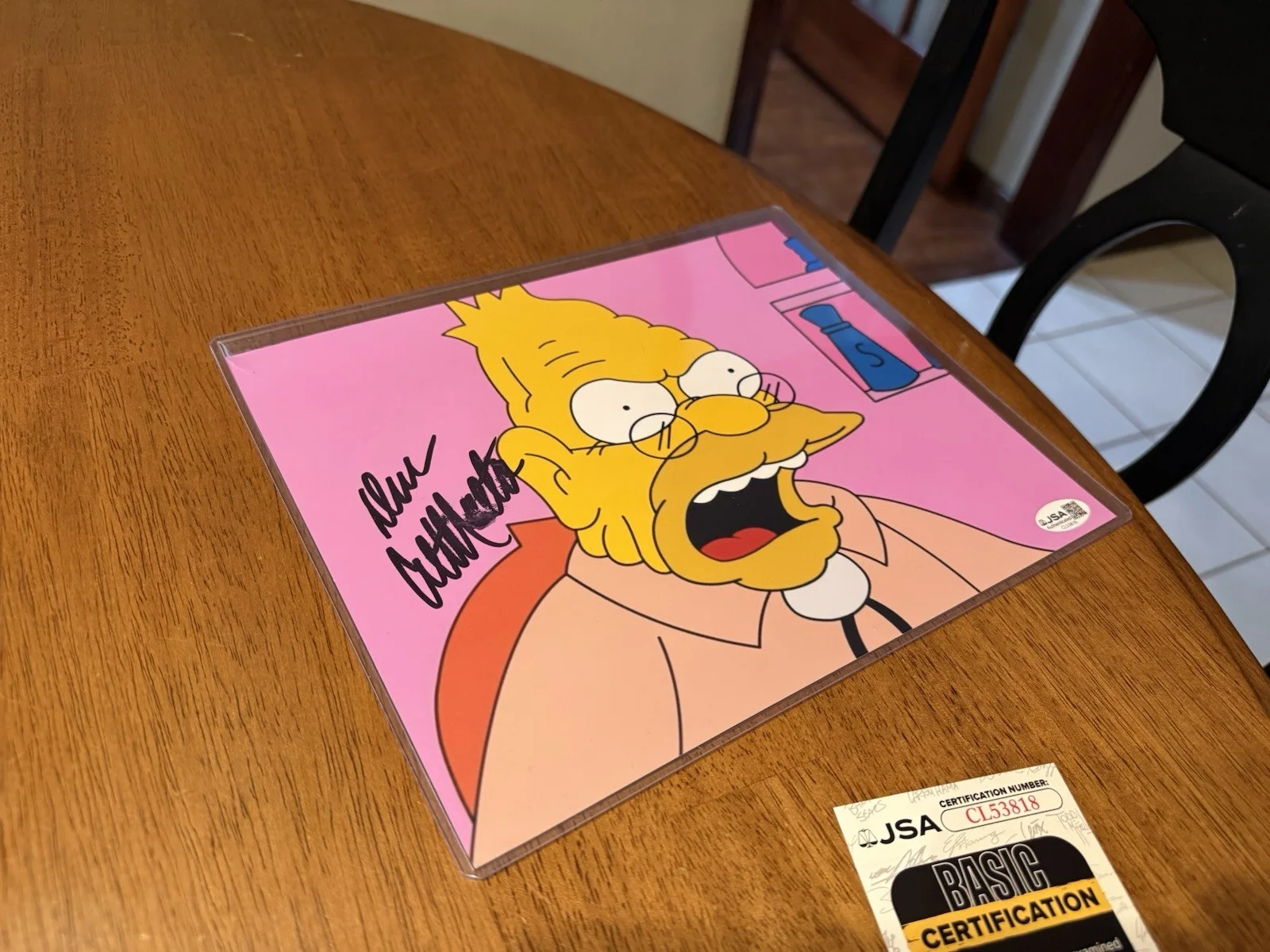 Dan Castellaneta Signed 8x10 Photo Autograph Grandpa Simpson, JSA COA, image 5