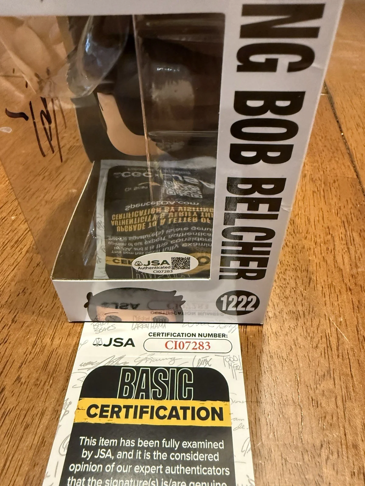 H. Jon Benjamin — H. Jon Benjamin Autographed JSA Bob's Burgers Young Bob Belcher Funko, изображение 4