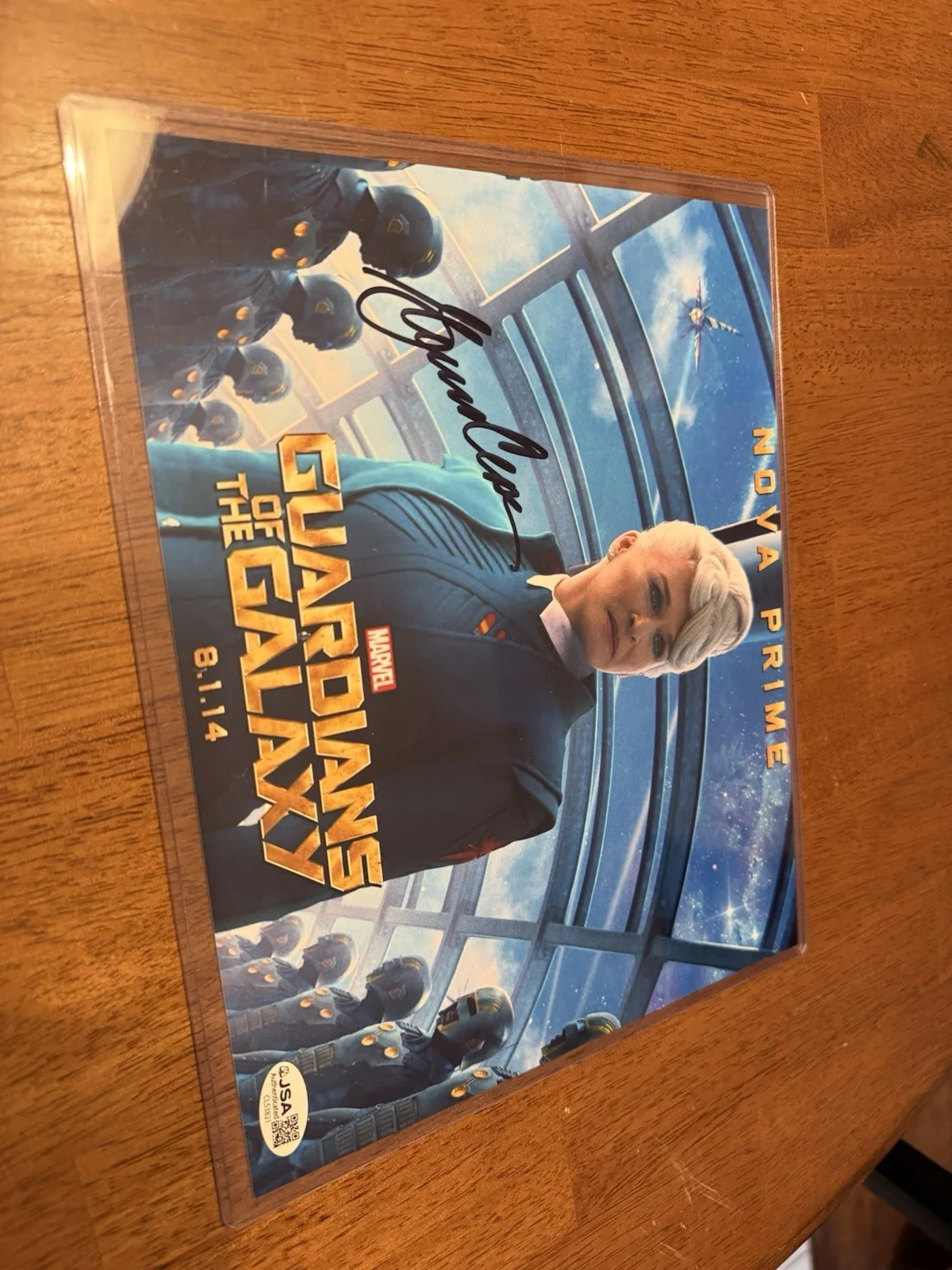 Glenn Close JSA Signed Autograph 8 x 10 photo Guardians Of The Galaxy Marvel MCU, image 3