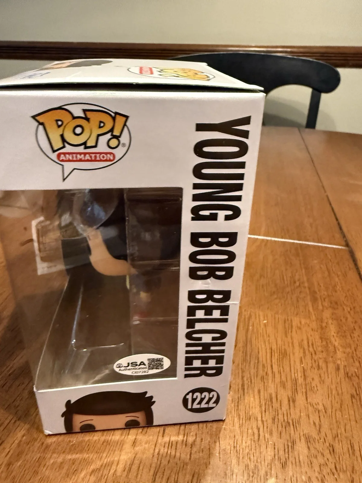 H. Jon Benjamin — H. Jon Benjamin Autographed Bob's Burgers Young Bob Belcher Funko Pop JSA COA, изображение 3