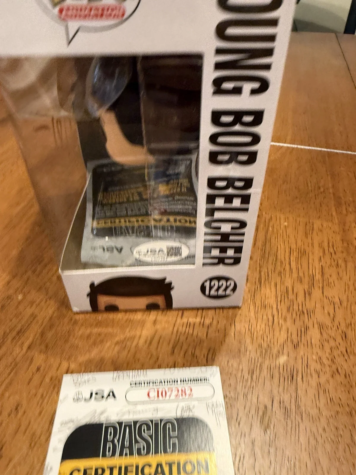 H. Jon Benjamin — H. Jon Benjamin Autographed Bob's Burgers Young Bob Belcher Funko Pop JSA COA, изображение 4