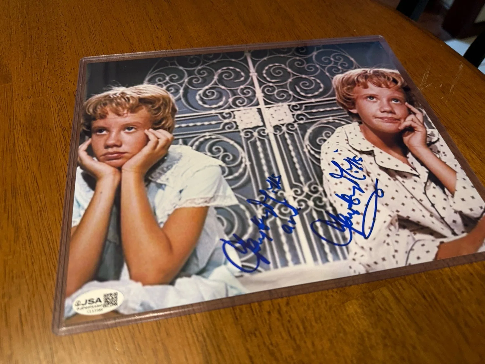 Haley Mills — Haley Mills SIGNED 8x10 Photo Disney JSA- The Parent Trap- Authenticated, image 3