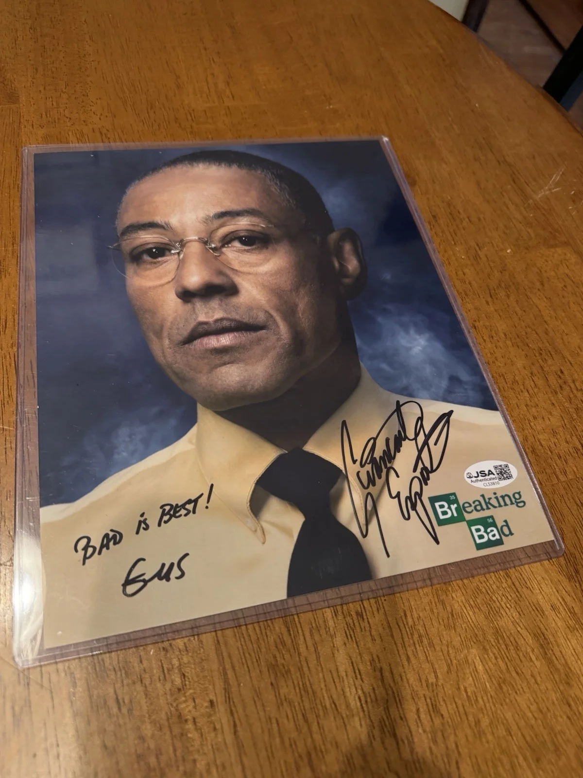 Giancarlo Esposito Signed Autographed 8x10 Breaking Bad Gus Gustavo JSA COA, изображение 3