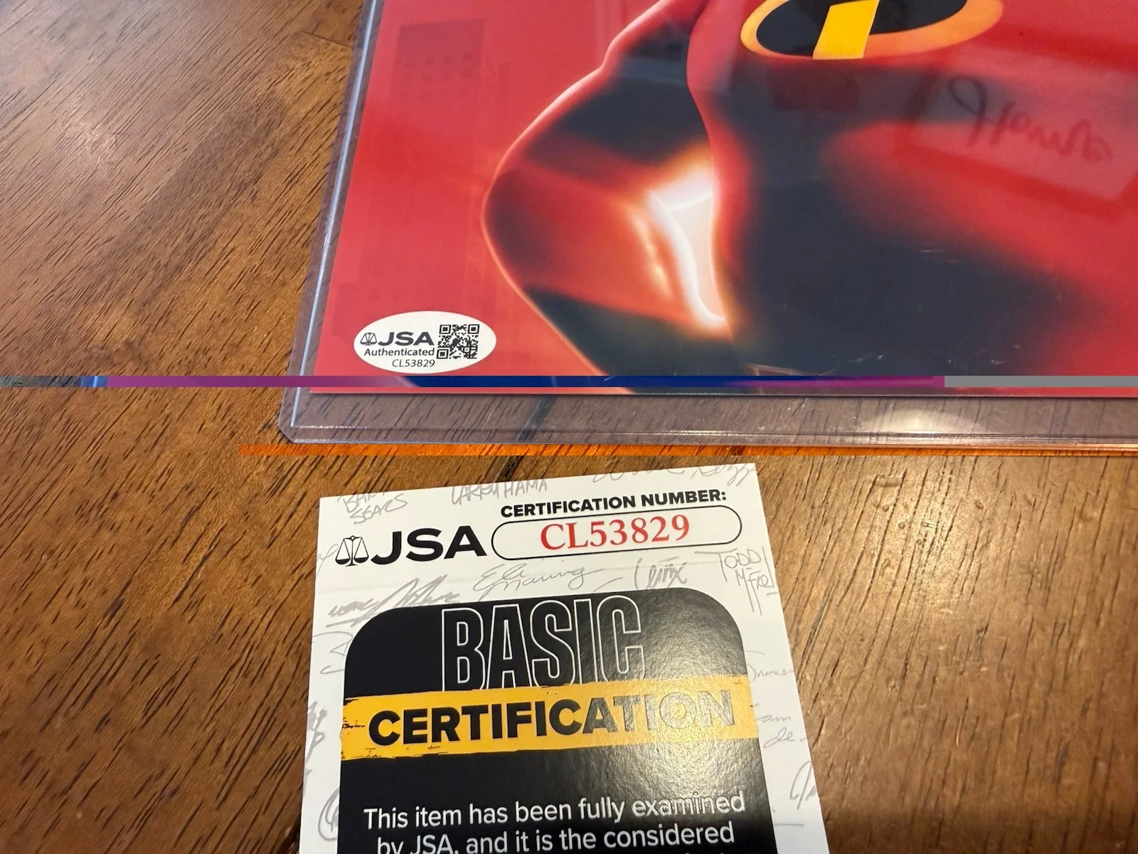 Craig T Nelson — Craig T. Nelson Signed Mr. Incredible Disney 8x10 Photo The Incredibles JSA COA, image 2