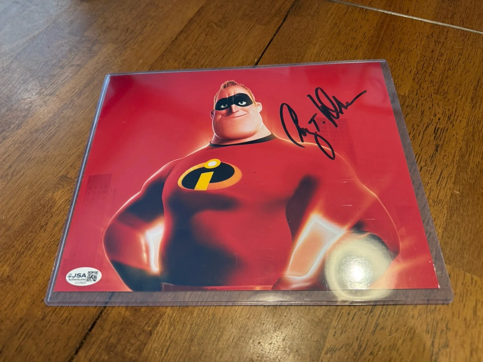 Craig T Nelson — Craig T. Nelson Signed Mr. Incredible Disney 8x10 Photo The Incredibles JSA COA, image 3