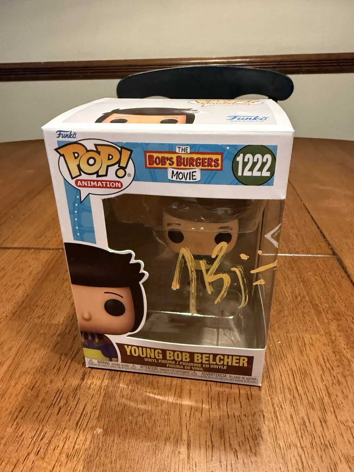 H. Jon Benjamin — H. Jon Benjamin Autographed Bob's Burgers Young Bob Belcher Funko Pop! JSA, изображение 2