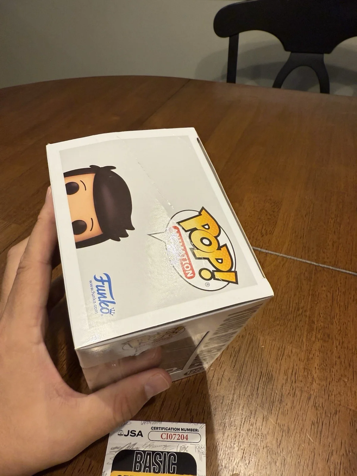 H. Jon Benjamin — H. Jon Benjamin Autographed Bob's Burgers Young Bob Belcher Funko Pop! JSA COA, изображение 4
