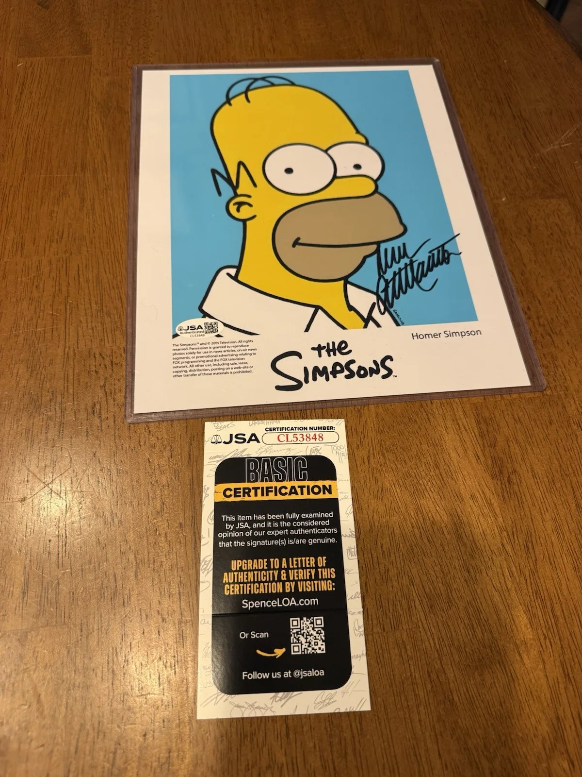 Dan Castellaneta — Dan Castellaneta Signed The Simpsons 8x10 Photo Autograph Homer JSA COA #4