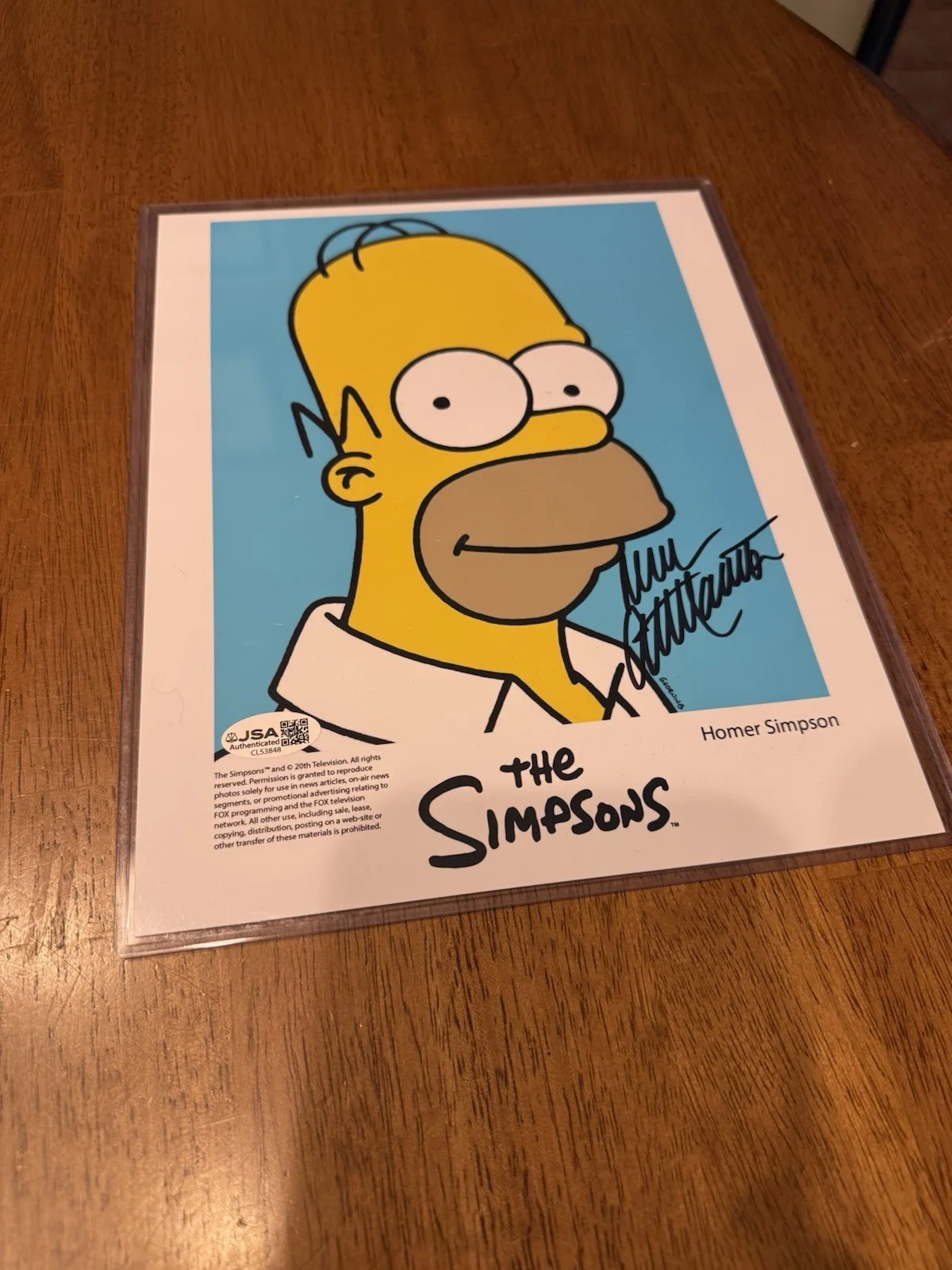 Dan Castellaneta — Dan Castellaneta Signed The Simpsons 8x10 Photo Autograph Homer JSA COA #4, image 3