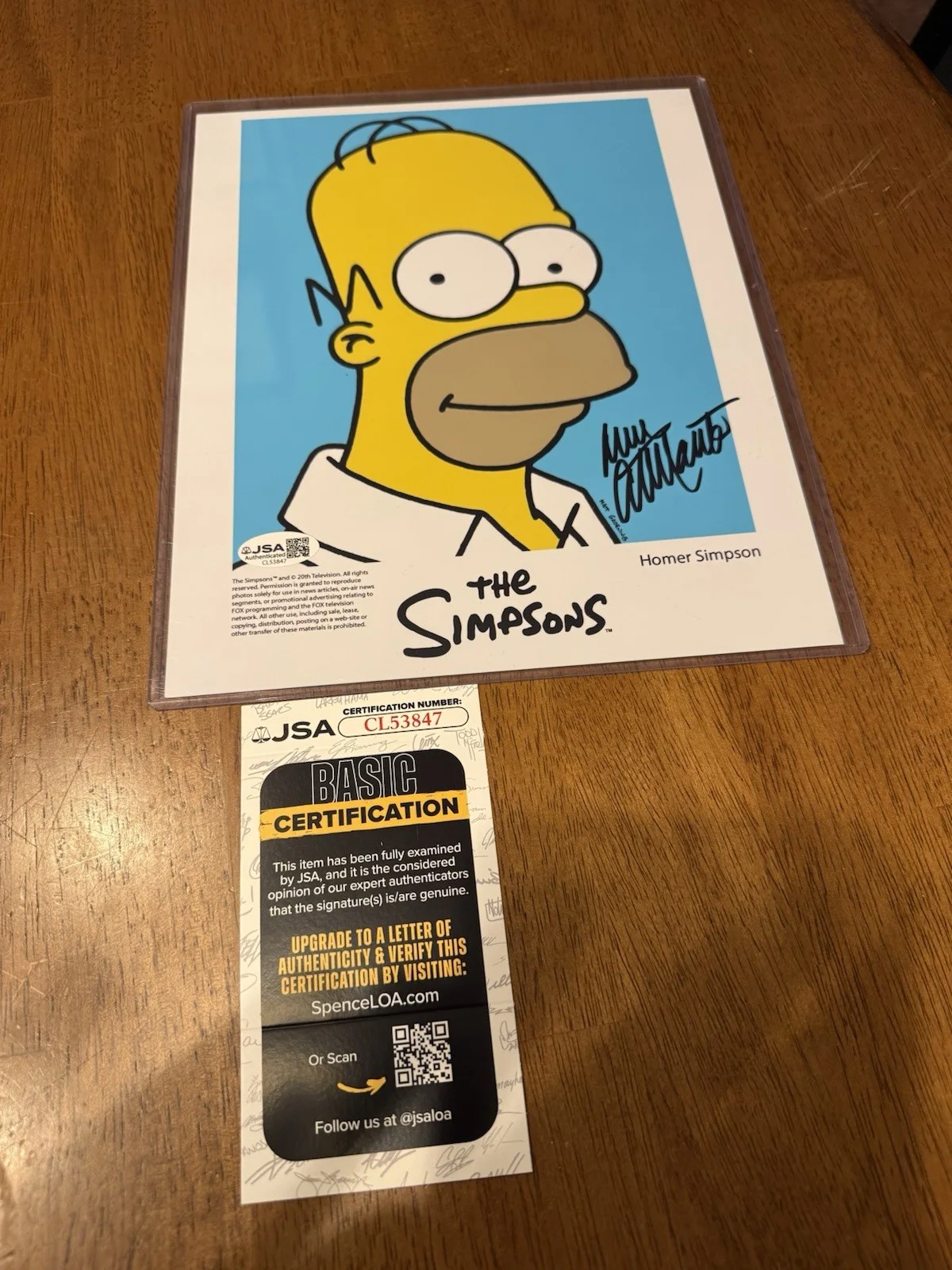 Dan Castellaneta — Dan Castellaneta Signed The Simpsons 8x10 Photo Autograph Homer JSA COA #5