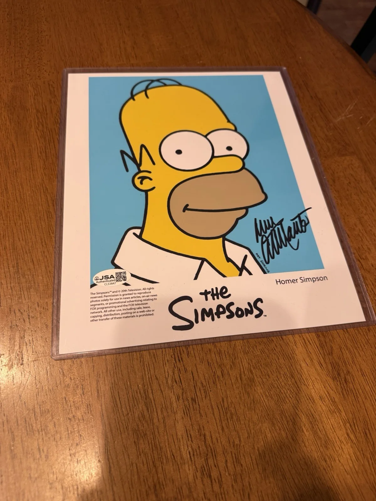 Dan Castellaneta — Dan Castellaneta Signed The Simpsons 8x10 Photo Autograph Homer JSA COA #5, image 3